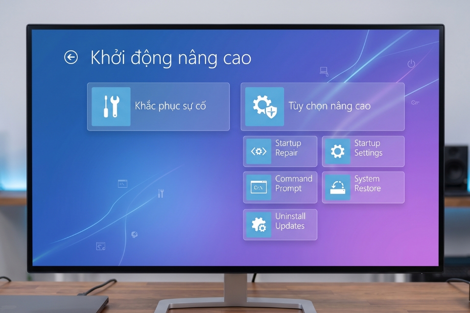 Sửa lỗi Preparing Automatic Repair loop Windows 11 7