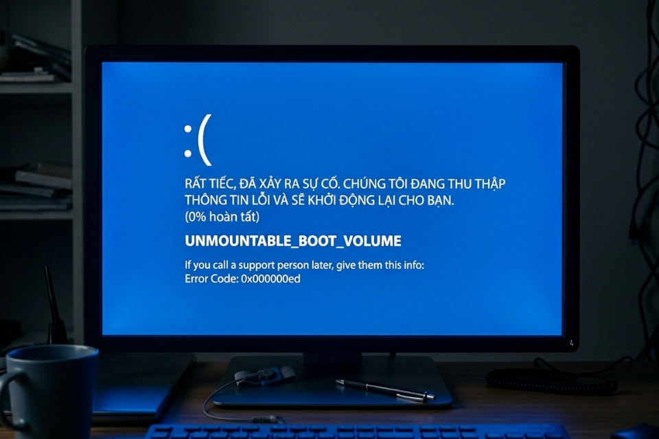 Sửa lỗi UNMOUNTABLE_BOOT_VOLUME UNMOUNTABLE_BOOT_VOLUME Windows 10 6