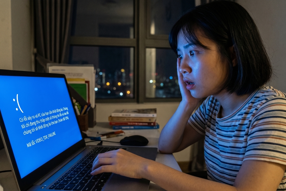 Sửa lỗi VIDEO_TDR_FAILURE Windows 11 7