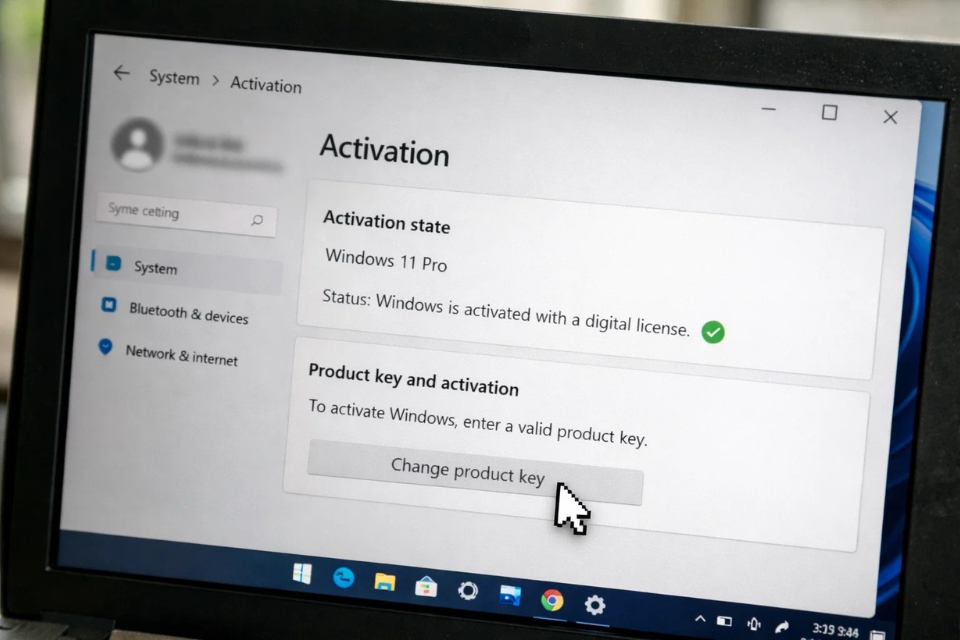 Sửa lỗi change product key không hoạt động Windows 11 6