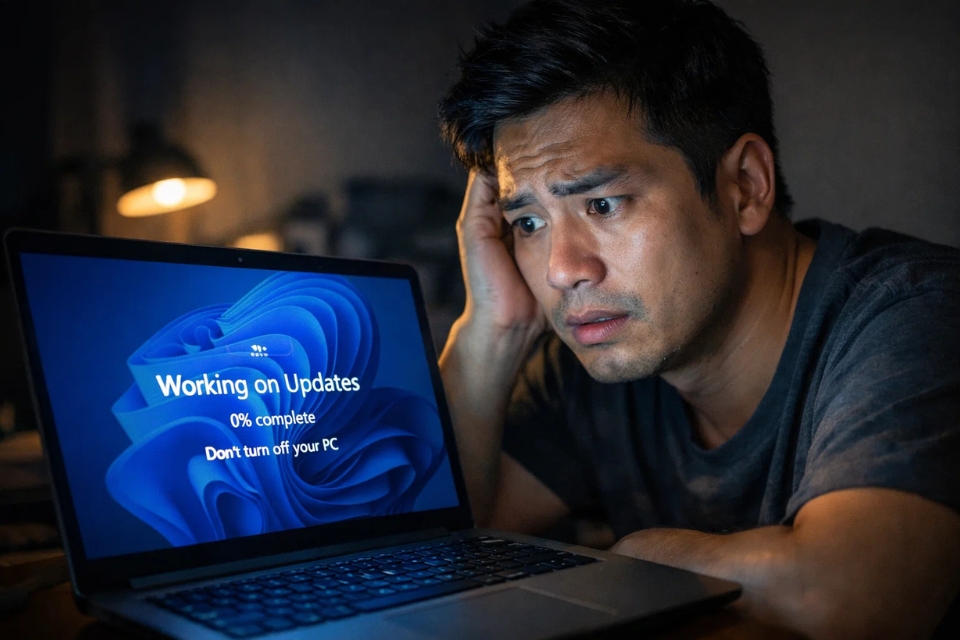 Sửa lỗi kẹt 0% khi cập nhật Windows 11 7