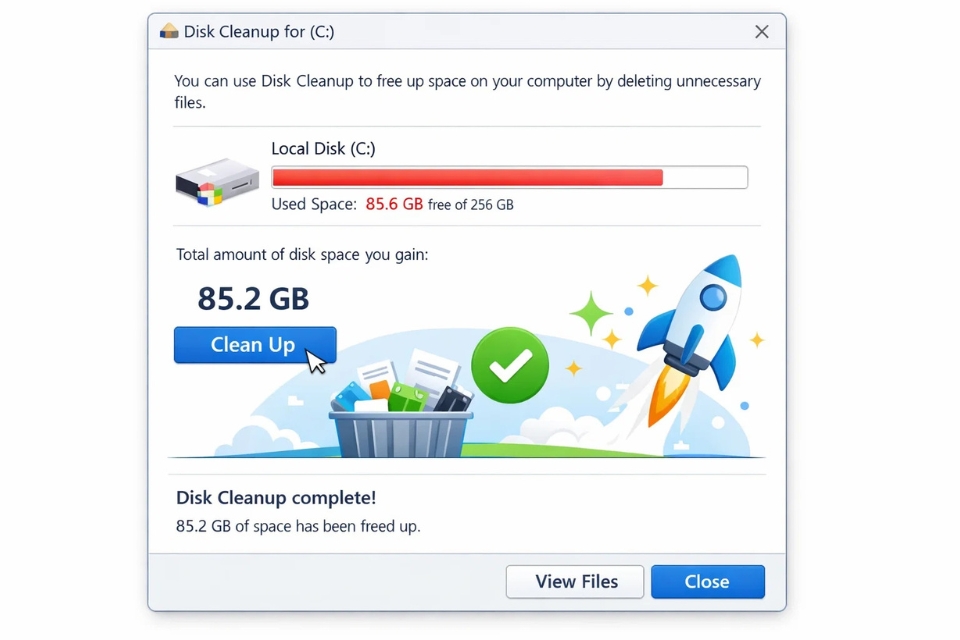 Sửa lỗi kẹt 0% khi cập nhật Windows 11 12