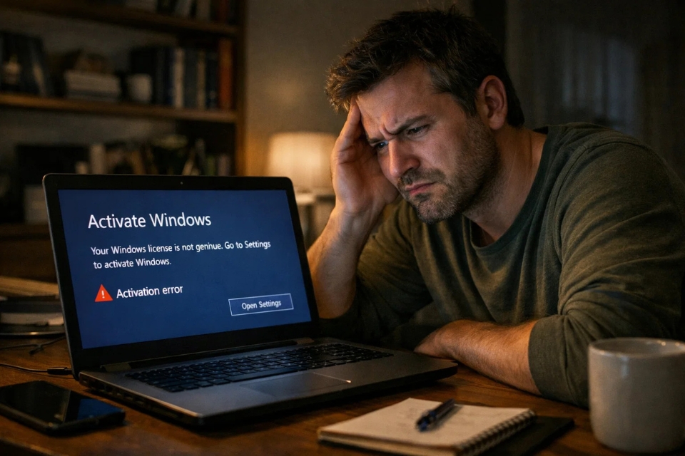 Sửa lỗi không thể kích hoạt Windows 11 11