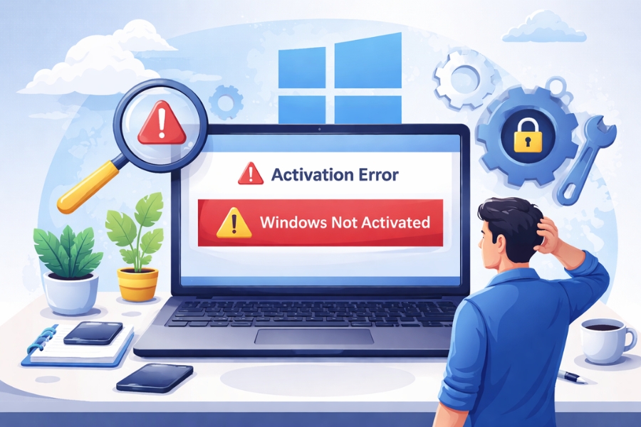 Sửa lỗi không thể kích hoạt Windows trên Windows 10