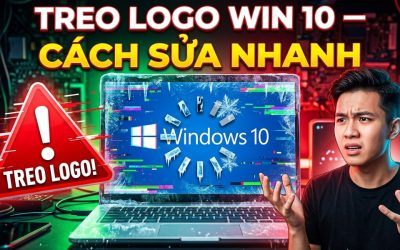 Sửa lỗi máy treo logo Windows 10