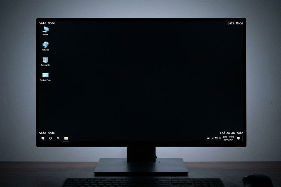 Sửa lỗi máy treo logo Windows 10 8