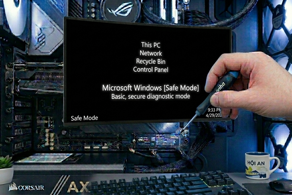 Sửa lỗi máy treo logo Windows 11 11