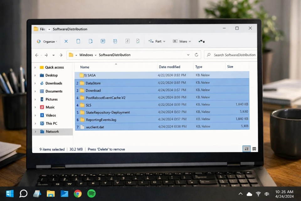 Sửa lỗi 0x80070002 Windows 11 10