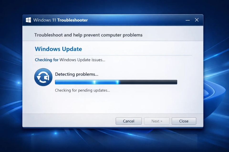 sửa lỗi 0x80070643 Windows 11 7