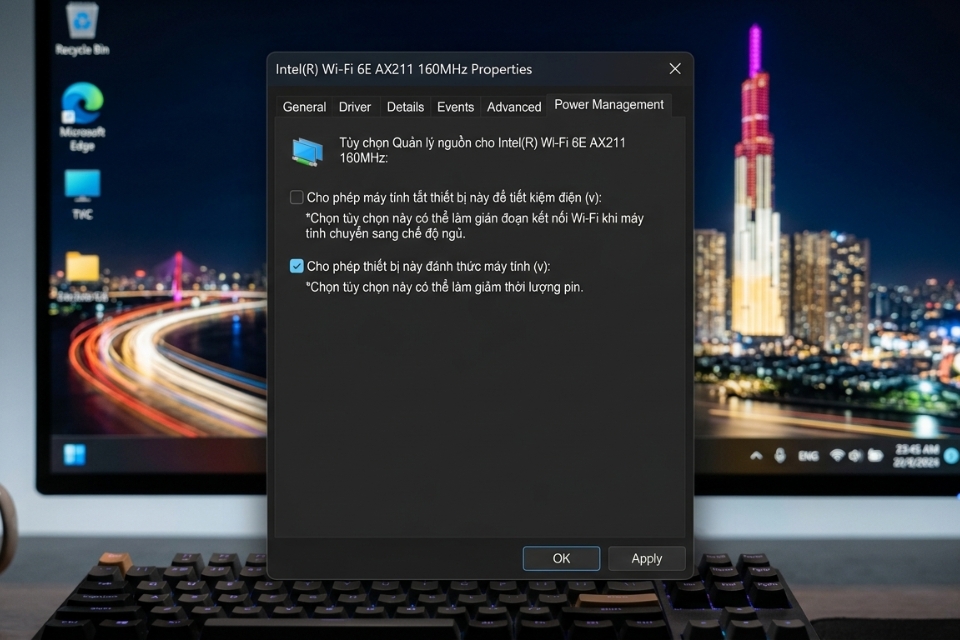 Sửa lỗi DRIVER_POWER_STATE_FAILURE Windows 11 8
