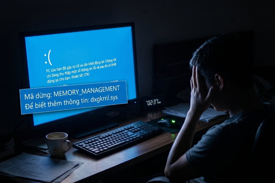 Sửa lỗi MEMORY_MANAGEMENT Windows 10 6