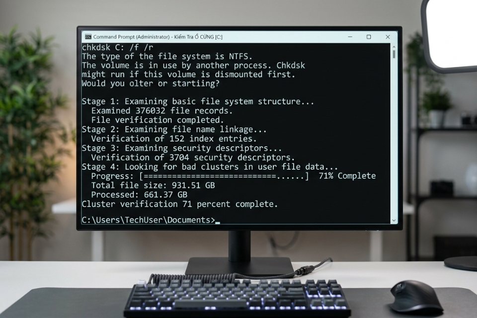 Sửa lỗi MEMORY_MANAGEMENT Windows 11 12