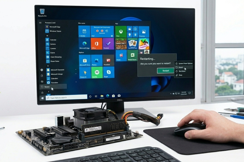 Sửa lỗi PAGE_FAULT_IN_NONPAGED_AREA Windows 10 7