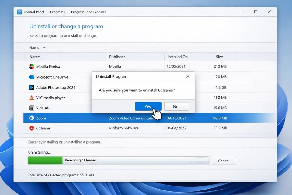 Sửa lỗi SYSTEM_SERVICE_EXCEPTION Windows 11 12