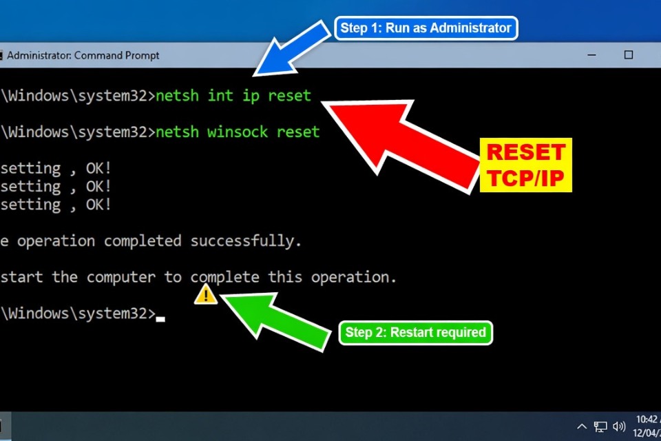 Hướng dẫn chi tiết sửa lỗi “No Internet, Secured” trên Windows 10 4