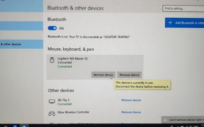 Hướng dẫn chi tiết sửa lỗi không gỡ được thiết bị Bluetooth trên Windows 10