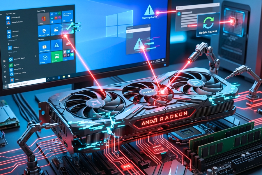 Sửa Lỗi Driver AMD Bị Crash Windows 10