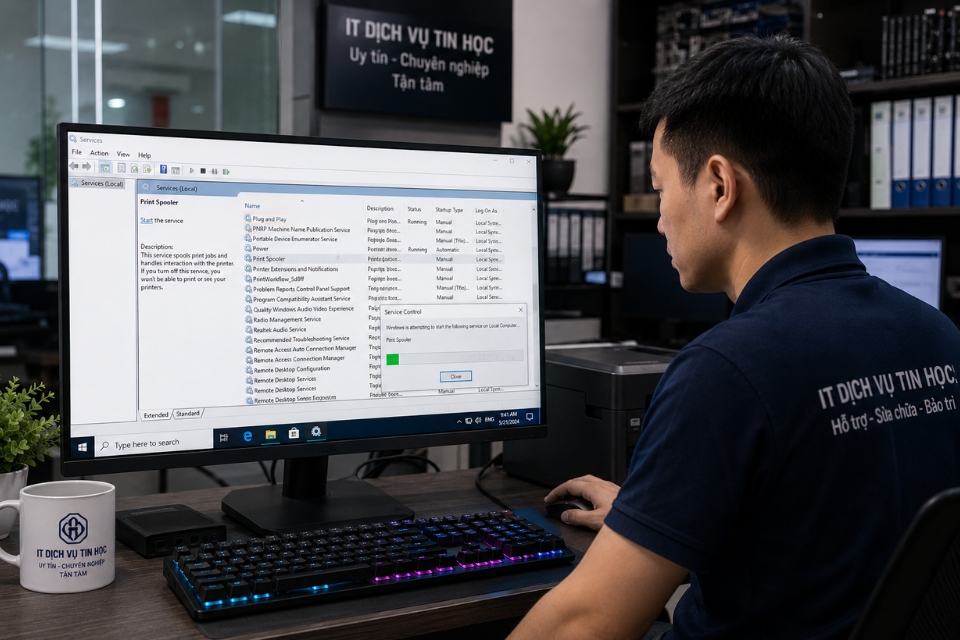 Sửa lỗi 0x0000011b Windows 10 7