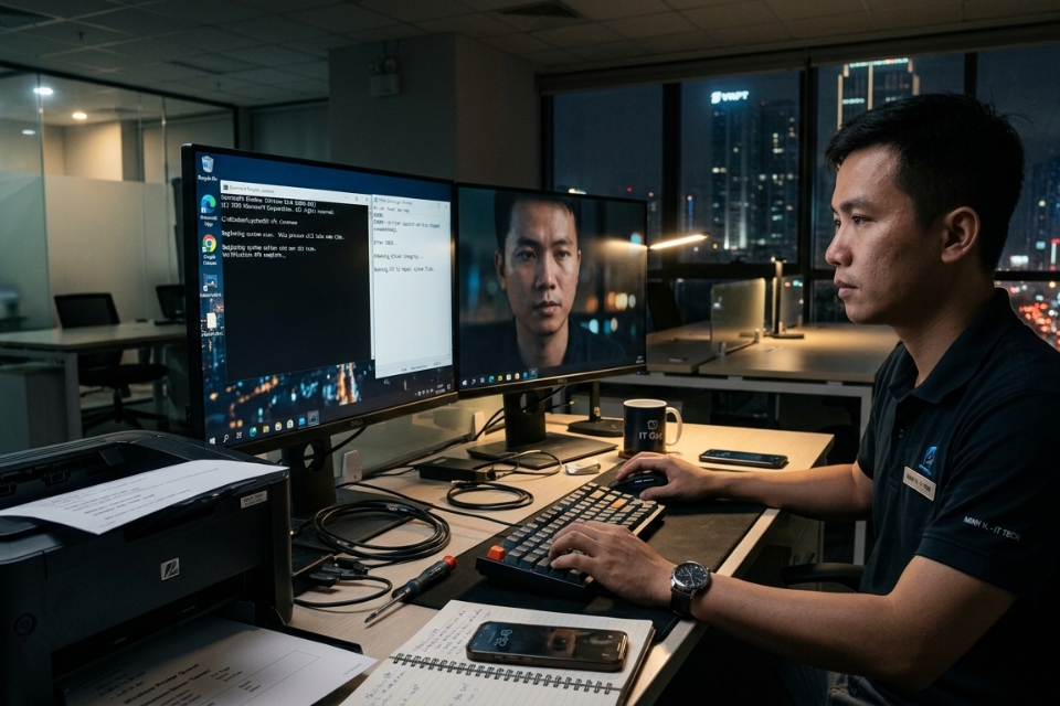 Sửa lỗi 0x0000011b Windows 10 9