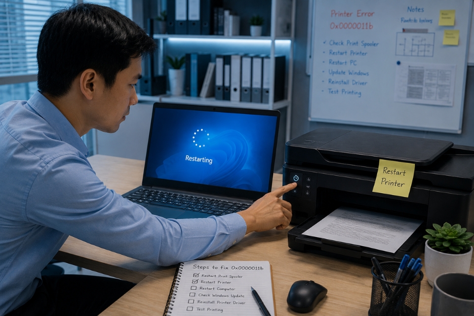 Sửa lỗi 0x0000011b Windows 11 7
