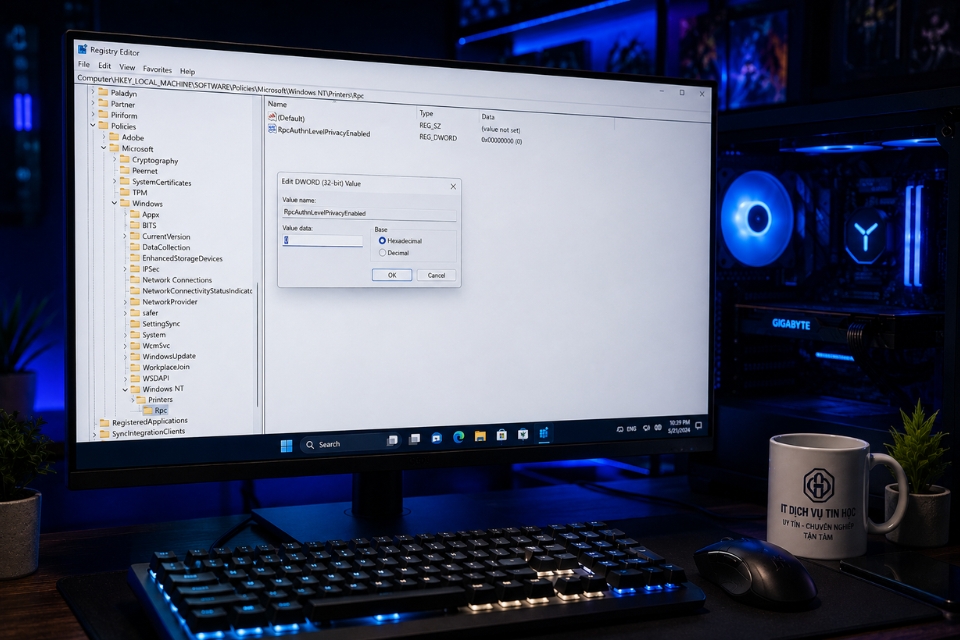 Sửa lỗi 0x0000011b Windows 11 8