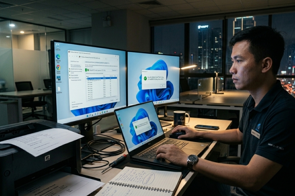 Sửa lỗi 0x0000011b Windows 11 10