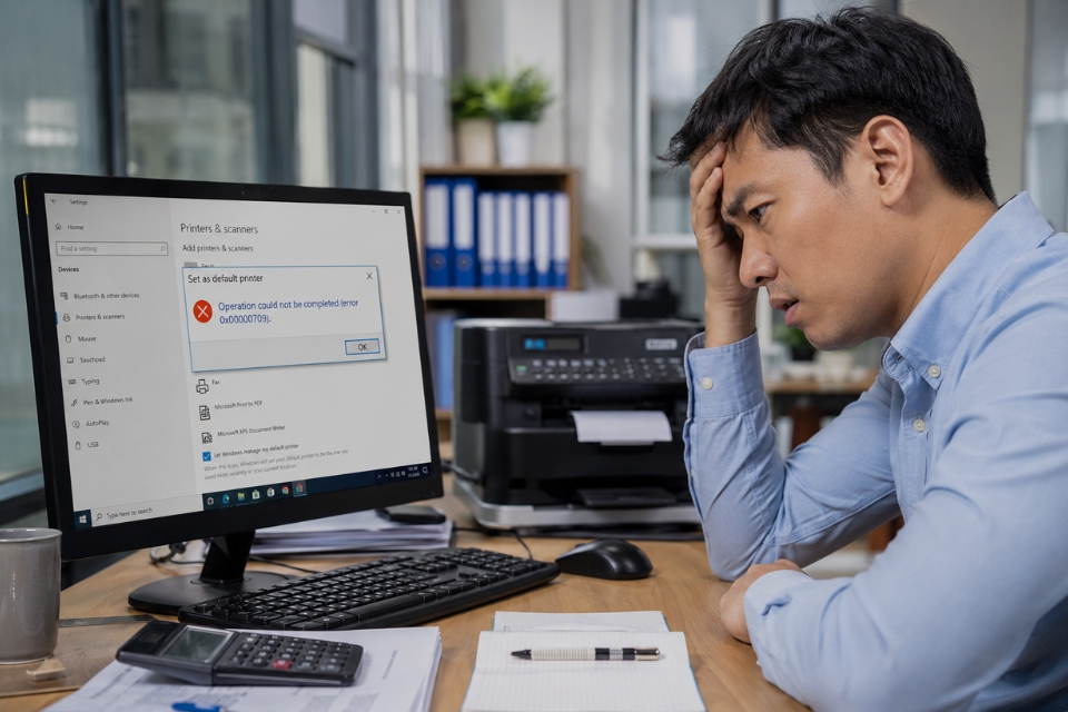 Sửa lỗi 0x00000709 Windows 10 6