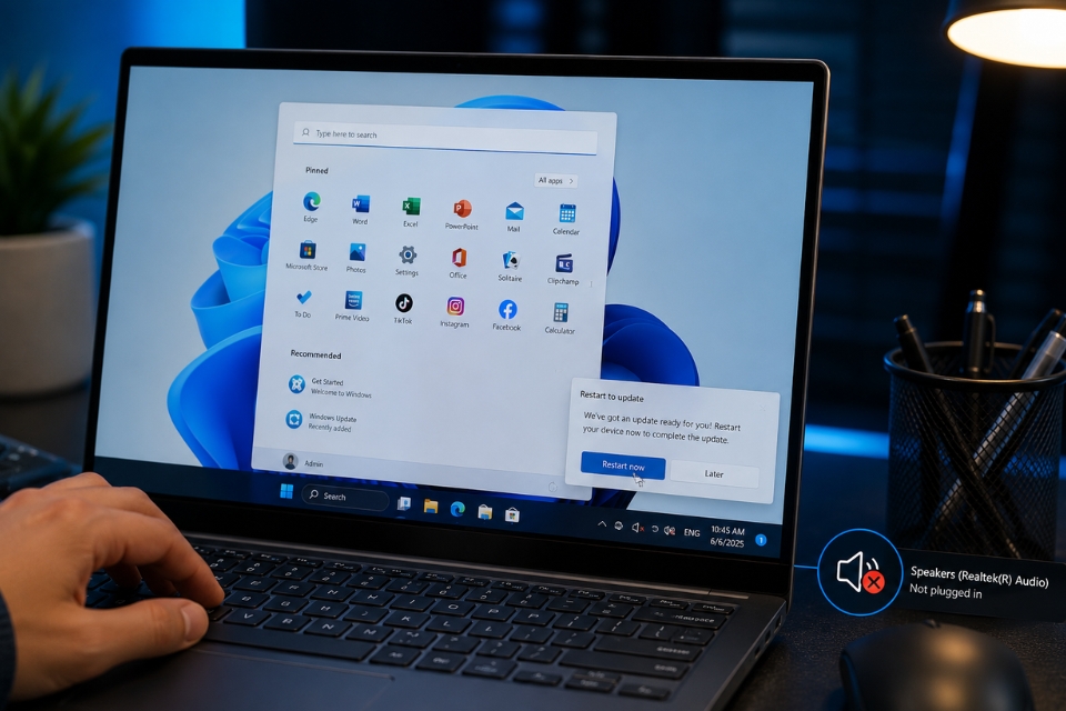 Sửa lỗi Audio services not responding Windows 11 7