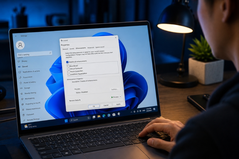 Sửa lỗi Audio services not responding Windows 11 10