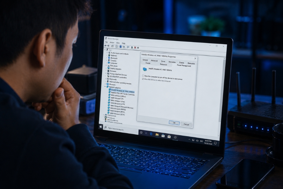 Sửa lỗi ERR_NETWORK_CHANGED Windows 10 9