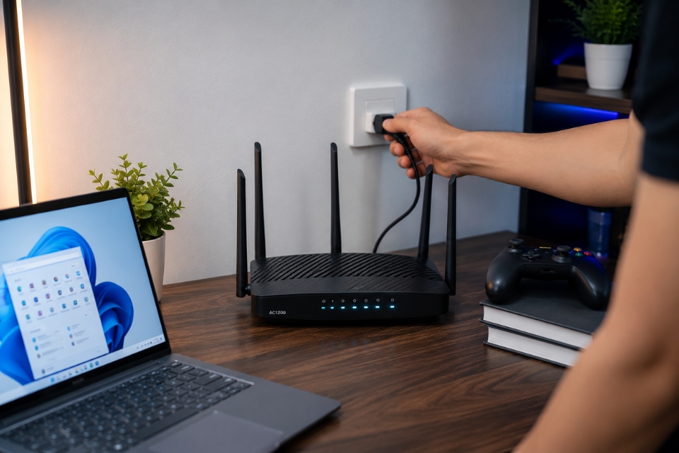 Sửa lỗi ERR_NETWORK_CHANGED Windows 11 7