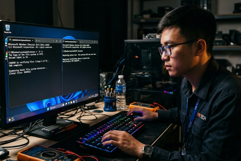 Sửa lỗi NTFS_FILE_SYSTEM Windows 11 7 Sửa lỗi NTFS_FILE_SYSTEM Windows 11 7