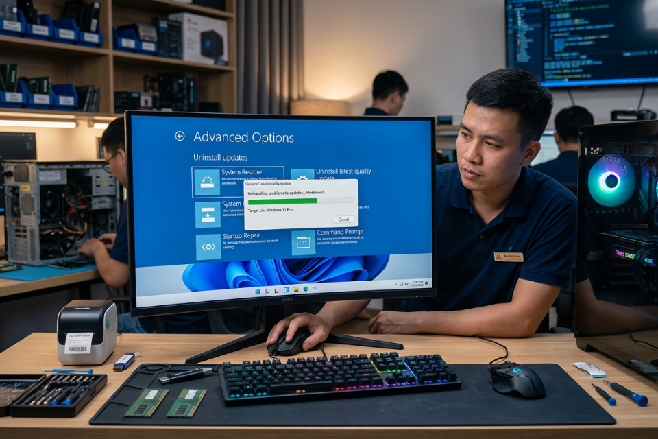Sửa lỗi NTFS_FILE_SYSTEM Windows 11 9 Sửa lỗi NTFS_FILE_SYSTEM Windows 11 9