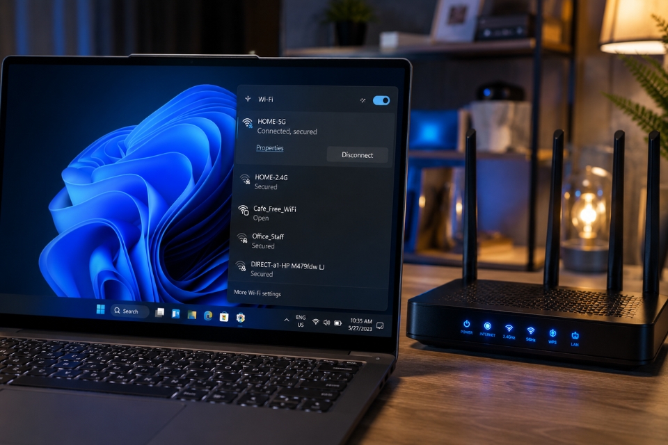 Sửa lỗi Wi‑Fi bị rớt liên tục Windows 11 9