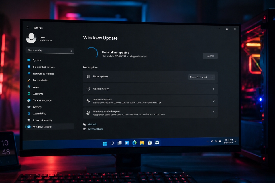Sửa lỗi chuột/bàn phím không nhận Windows 11 10