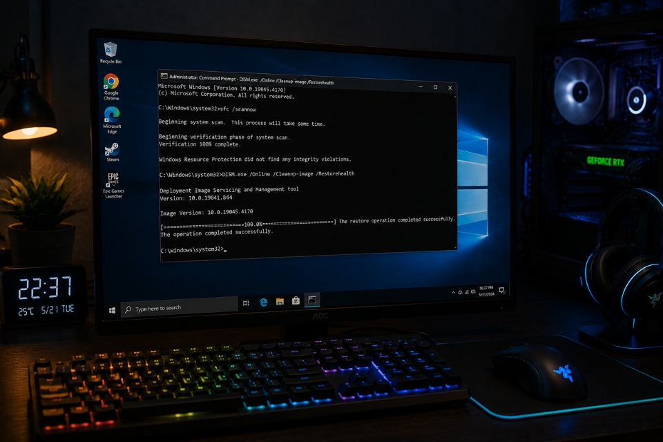 Sửa lỗi explorer.exe class not registered Windows 10 19