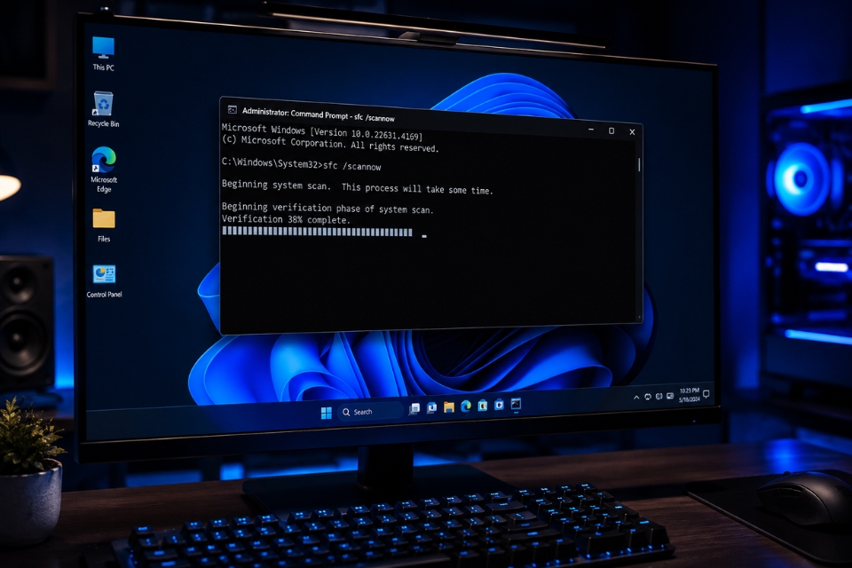 Sửa lỗi explorer.exe class not registered Windows 11 13
