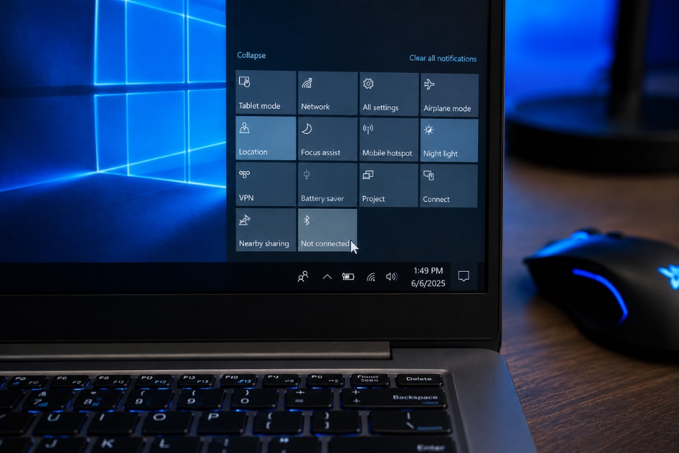 Sửa lỗi không bật được Bluetooth Windows 10 7