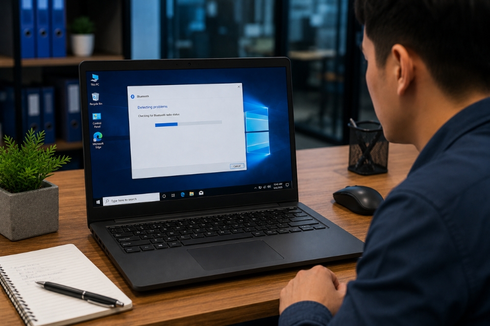 Sửa lỗi không bật được Bluetooth Windows 10 9