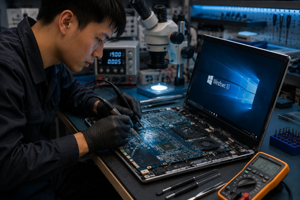 Sửa lỗi không có âm thanh Windows 10 12