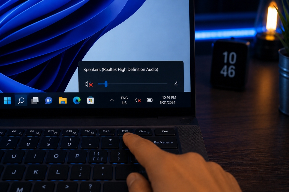 Sửa lỗi không có âm thanh Windows 11 7