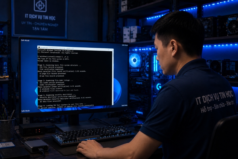 Sửa lỗi CHKDSK Windows 11 7