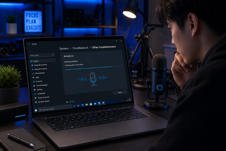 Sửa lỗi micro không nhận Windows 11 9