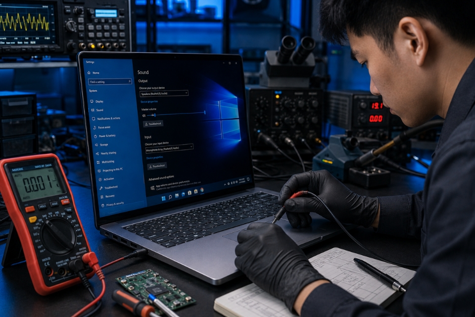 Sửa lỗi micro không nhận Windows 11 12