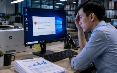 Sửa lỗi printer driver is unavailable Windows 10