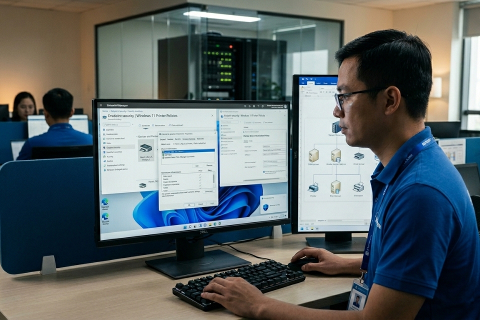 Sửa lỗi printer driver is unavailable Windows 11 10