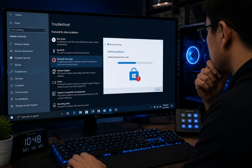 Sửa lỗi 0x80073CF9 Windows 10 8
