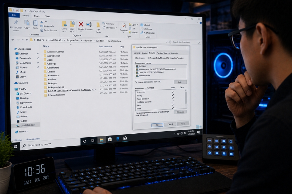 Sửa lỗi 0x80073CF9 Windows 10 11