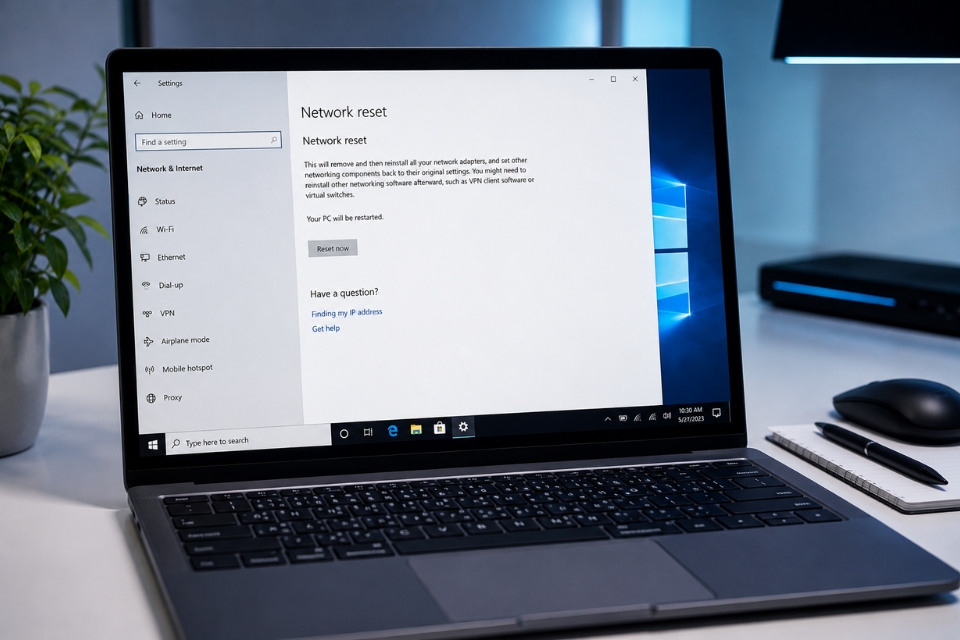 Sửa lỗi Ethernet không nhận Windows 10 11