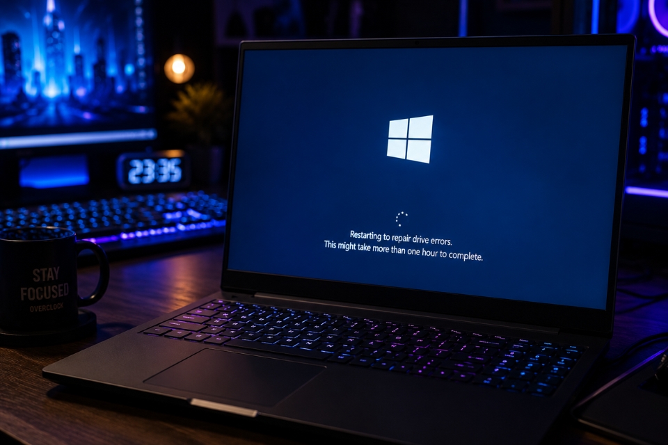 Sửa lỗi File system error (-2147219196) Windows 10 7